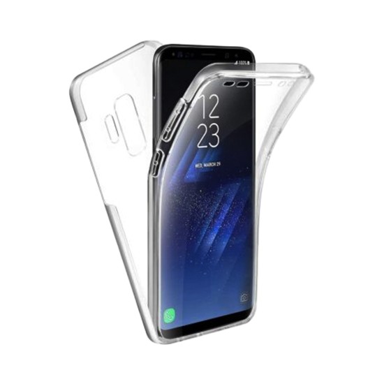 Funda de Silicona 360º para Samsung Galaxy S9 Plus Transparente